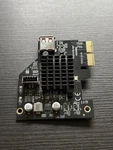 Cablecc Usb 3.1 Front Panel Socket & 2.0 To Pci-e Express Card Adapter. Fixed Price $30.00.
