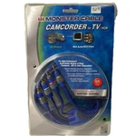 Monster Cable Camcorder To Tv Vcr 6 Ft Av Minijack Rca Audio Video New. Fixed Price $11.99.