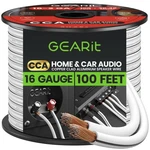 16awg Speaker Wire, Gearit Pro Series 16 Gauge Wire Cable (100 Feet /. Fixed Price $36.99.