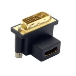 Cablecc Up Angled 90 Degree Dvi Male To Hdmi Female Adapter For Down-angled. Fixed Price $11.75.