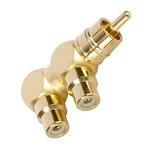 Audioquest Hard Rca Splitter (male 2 Female Rca). Fixed Price $24.95.