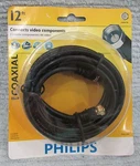 New Nos Philips 12 Foot Long Rg59 Coaxial Cable Tv Video Components Free S/h. Fixed Price $30.00.