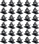 Viaky 30 Pcs Black Clips Self Adhesive Backed Nylon Wire Adjustable Cable. Fixed Price $13.10.