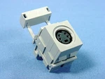 Leviton Gray Quickport 4-pin S-video Jack 110 Termination Cat 5 5e 6 40734-svg. Fixed Price $1.55.