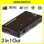 Hdmi 2x1 Switcher 2 Sources 1 Display Digital Signal Amplifier Switch Full Hd. Fixed Price $17.49.
