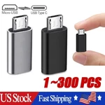 300x Type C Female To Micro Usb Male Port Converter Charge Data Sync Adapter Lot. Fixed Price $124.00.