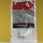 New! Radioshack 24 Kt Gold Plate Twist-on Tv Coax F Connector 278-0292. Fixed Price $3.92.