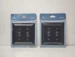 Franklin Brass 2 Gang Toggle Wall Plate Matte Black Decorative Cover. Fixed Price $16.20.