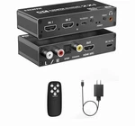 Hdmi Switch Earc Audio Extractor, 4k60hz Splitter With Remote, Sup.... Fixed Price $39.59.