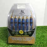 Acoustic Research Performance Series 12ft Composite Video Stereo Audio New Apo62. Fixed Price $14.99.