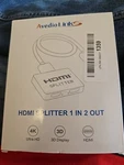 Avedio Links Hdmi Splitter 1 In 2 Out 4k For Dual Monitor Full Hd 1080p 5' Cable. Fixed Price $8.95.