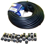 Comtran Coax 100 Ft. Rg59 Coaxial Cctv With 12 Connectors Security Cable. Fixed Price $19.95.