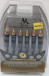 Acoustic Research Composite Video Stereo Audio Cable 3ft Ap060 New Sealed. Fixed Price $9.94.