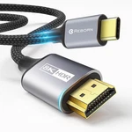 Reborn Usb C To Hdmi 2.1 Cable 8k 60hz,4k 144hz,2k 240hz 10ft Type. Fixed Price $24.18.