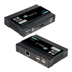 Basicolor 4k60hz Hdmi Kvm Usb Extender Over Cat6 196ft Plug&play 4xusb2.0. Fixed Price $144.49.
