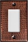 Monarch Abode 17013 Single Switch Hand Hammered Rocker Decorative Wall Plate - S. Fixed Price $23.99.