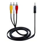 Av 3.5mm Mini Plug To 3 Rca Audio Video Cable Cord Lead For Samsung Digimax Nv3. Fixed Price $7.99.