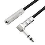 Pngknyocn 1/4 Inch Stereo Extension Cable Right Angle 6.35mm Male To Female Trs. Fixed Price $16.60.