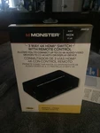 Monster Just Hook It Up 3 Way Hdmi Switch With Remote Control. Fixed Price $24.00.