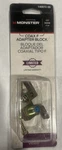 Genuine Monster (140072-00) Coax Type F Adapter Block Only. Fixed Price $12.95.