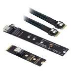 Chenyang Ngff M-key Nvme Male To Female Extension Cable 40cm With Sff-8654. Fixed Price $28.99.