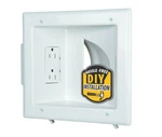 Data Comm Electronic 45-0031-wh Recessed Low Voltage Media Wall Plate W/. Fixed Price $41.00.