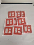 (10) Leviton 80746-w 2-gang Red Duplex Decora/gfci Device Combination Wallplate.. Fixed Price $9.90.