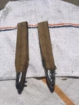 Vintage 1930's 40's Passenger Car Accessory Rear Seat Assist Pull Straps Pair. Fixed Price $115.00.
