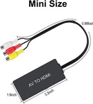 Ruipuo Rca To Hdmi Converter Av Adapter Composite Sup.... Fixed Price $19.00.