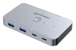 Manhattan 2-port Hdmi Usb-c Kvm Switch 4k 60hz - New!. Fixed Price $79.99.