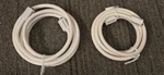 Spectrum White Coaxial Cable F-type 6 Ft Lot Of 2. Fixed Price $8.00.