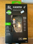 Acoustic Research Hdmi Cable Silver Series 120 Hz 1080p Hd 6 Feet Arsh6 New. Fixed Price $9.95.