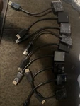 Lot Of 9, 4xem 4xdpdvi 9" Displayport To Dvi Adap Single Link. Fixed Price $10.00.