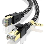 Cabneer Cat 8 Ethernet Cable 25ft, High-speed Braided Internet Network .... Fixed Price $28.58.