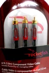 6ft Rocketfish 3 Rca Male To Component Video Cable Cord Nib (g32). Fixed Price $24.99.