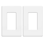1 Gang Screwless Wall Plate Decorator Outlet Covers For Electrical Outlets,li.... Fixed Price $11.79.