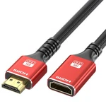 Hbfqmdjlx Hdmi 2.1 Extension Cable Male To Female, 8k 60hz 4k 120hz Hdr Red. Fixed Price $15.00.