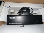 Tv Onetask 1t-vga-412 1x2 Vga Distribution Amplifier 500mhz - Tested Working. Fixed Price $22.50.