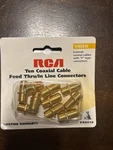 Rca 10 Coaxial Cable In Line Connectors. Fixed Price $25.95.