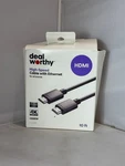 Dealworthy Hdmi High Speed Cable With Ethernet - 10 Feet New In Box. Fixed Price $7.50.