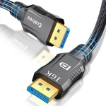 Cratree 16k Displayport Cable 3.3 Feet/1m - Dp To Feet, Black. Fixed Price $16.49.