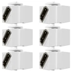 Hdmi Keystone 8k, White Coupler For 2.1a Cable Pass Throug.... Fixed Price $26.82.