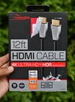 Rocketfish 12 Foot Hdmi Cable 4k Ultra Dh And Hdr Compatible Open Box. Fixed Price $45.00.