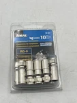 Ideal 92-651 Compression F-connectors Rg-6, Rg-6q (10 Pack). Fixed Price $15.93.