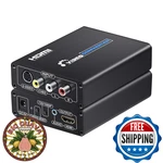 Sunnatch Rca Svideo To Hdmi Converter With Av + S-video Cables, Composite Cv. Fixed Price $66.42.