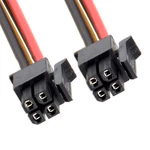 Xiwai Atx Power Cable For Molex Micro Fit Connector 4pin Male To 4-pin P.... Fixed Price $11.81.