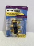 Phillips Magnavox 4 Three-way Video Coax Cable Vcr New. Fixed Price $5.99.