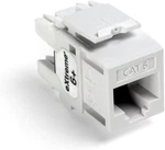 Leviton 61110-rw6 Extreme 6+ Quickport Connector, Cat 6, White - 25 Pack. Fixed Price $146.99.