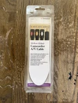 Radioshack 10-feet Camcorder A/v Cable Gold Plated 16-3686 New Sealed. Fixed Price $11.95.