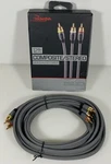 Rocketfish 12ft Audio Video Cables, 24k Gold Plated Connectors, New. Fixed Price $8.19.